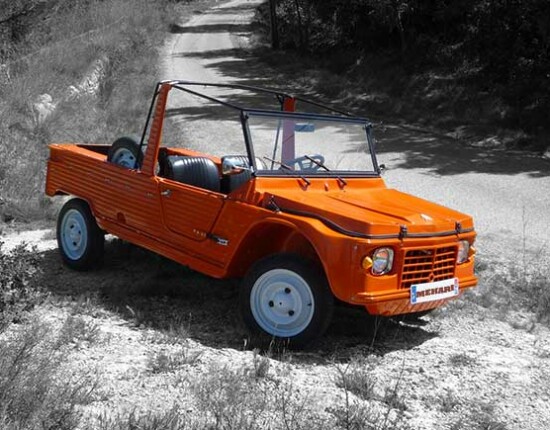 Jeep orange mise en vente par Nottin david