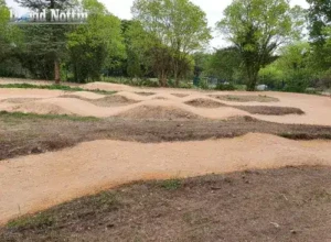 Piste de Pump Truck- Vélo Piste de Pump Truck - Vélo suite à un terrassement, nivellement et décaissement pour une commune de Castries pour les particuliers, les professionnelles et communes