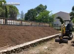Création Talus création d un talus à lunel pour lunel, par David Nottin pour les particulier les communes et les professionnels